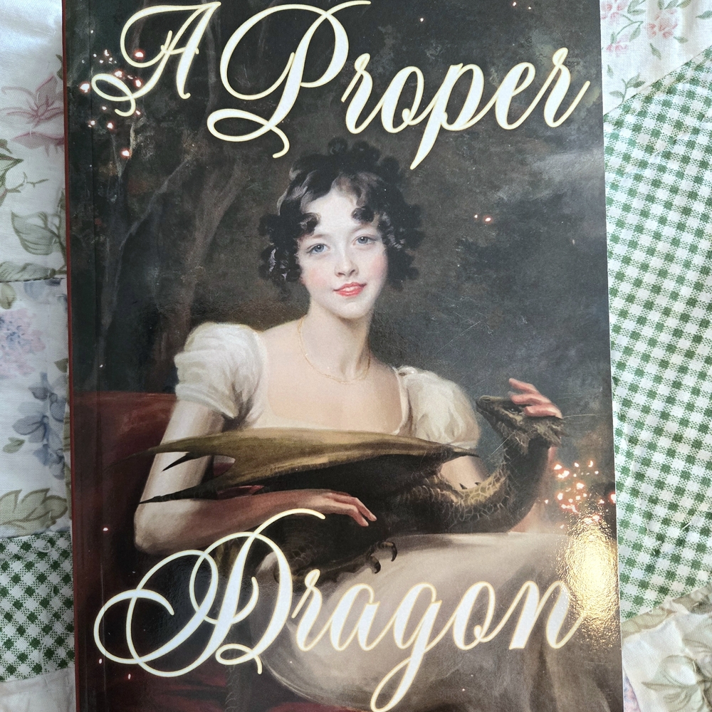 A Proper Dragon Reptile Book Cover - Brown/Green